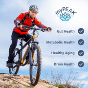 myPEAK Wellness: The Best Vegan Multivitamin for Men, Women & Seniors with ElevATP® Ancient Peat Extract to Support Strength, Immunity, Fitness, Performance, Endurance, Focus, Memory, Mood, Anti-Aging, Stress-Reduction & Nutrition Benefits.