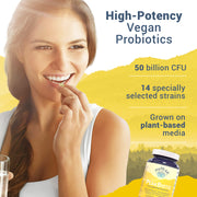 myPEAK PeakBiotic: The Best Vegan Probiotic Prebiotic Supplement for Women and Men to Support Reduced Gas & Bloating, Optimal Gut Health, Mood, Digestion, Immunity, Weight, Skin, Brain Health & Regular Bowel Movements Benefits.