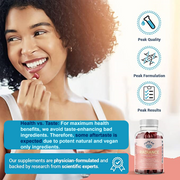 myPEAK Radiance: Vegan Collagen Booster & Superfruits Gummies to Support Glowing Skin, Shining Healthy Hair, Strong Healthy Nails, Collagen Production, Anti-Aging & Skin Elasticity With Amla Fruit, Bamboo Silica, Resveratrol & Collagen Amino Acids