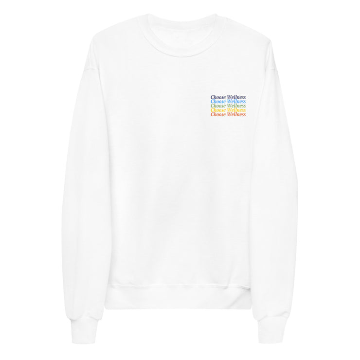 Choose Wellness Unisex Crewneck Sweatshirt